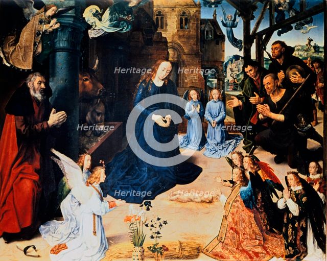 'Adoration of the Shepherd', 1476-1479.  Artist: Hugo van der Goes
