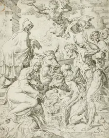 Adoration of the Shepherds, 1548. Creator: Unknown