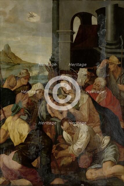 Adoration of the Shepherds, 1550-1599. Creator: Anon.