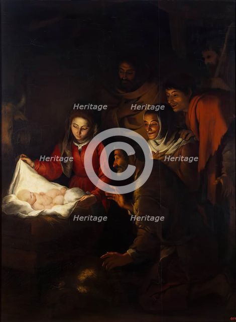 Adoration of the Shepherds, 1650. Creator: Bartolomé Esteban Murillo.