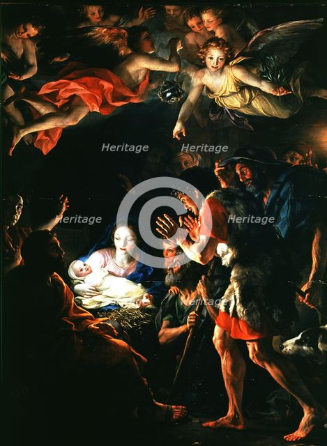 Adoration of the Shepherds, 18th century. Creator: Mengs, Anton Raphael (1728-1779) .