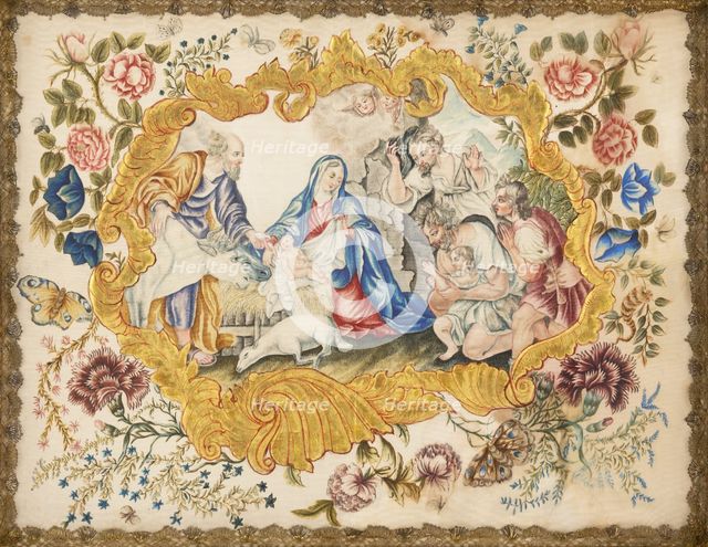 Adoration of the Shepherds, 18th century. Creator: Unknown.