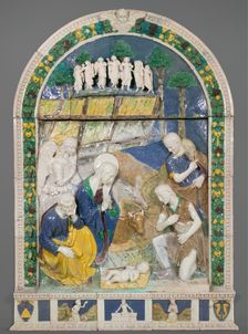 Adoration of the Shepherds, About 1520. Creators: Benedetto Buglioni, Workshop of Benedetto Buglioni