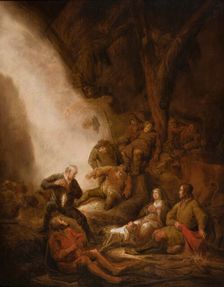 Adoration of the Shepherds, about 1645. Creator: Benjamin Gerritz Cuyp