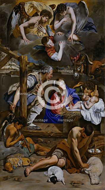 Adoration of the Shepherds, between c1612 and c1614. Creator: Juan Bautista Maino.