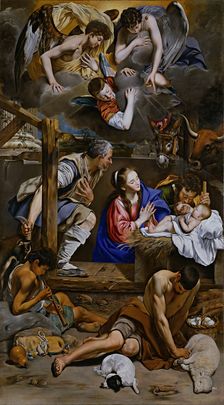 Adoration of the Shepherds, between c1612 and c1614. Creator: Juan Bautista Maino