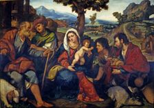 Adoration of the Shepherds by Giacomo Palma
