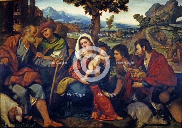 Adoration of the Shepherds' by Giacomo Palma.