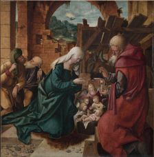 Adoration of the Shepherds, c. 1510. Creator: Hans Leonhard Schäufelein (German)