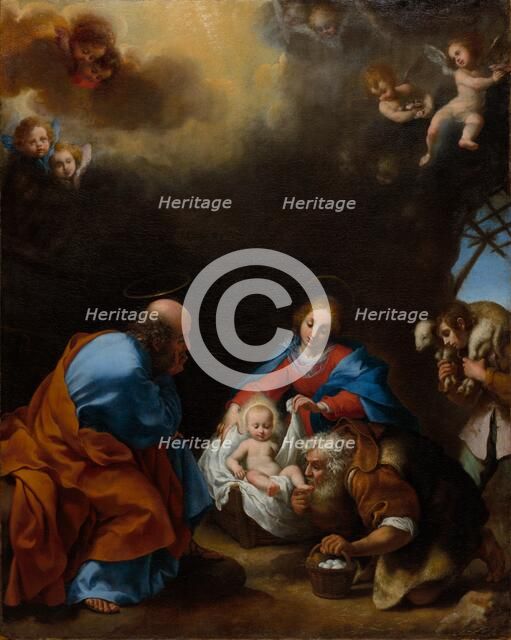 Adoration of the Shepherds, c. 1670. Creator: Carlo Dolci (Italian, 1616-1687).