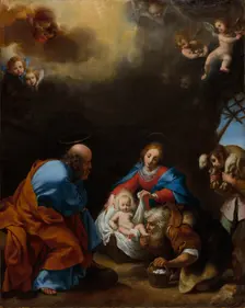 Adoration of the Shepherds, c. 1670. Creator: Carlo Dolci (Italian, 1616-1687)
