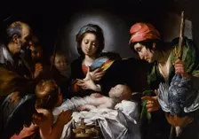 Adoration of the Shepherds, c1615. Creator: Bernardo Strozzi