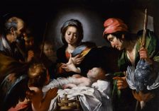 Adoration of the Shepherds, c1615. Creator: Bernardo Strozzi