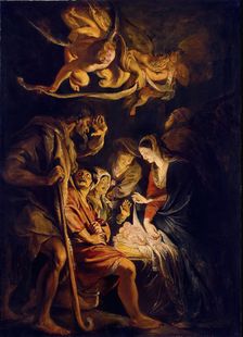 Adoration of the Shepherds, (Hermitage), 1608. Creator: Peter Paul Rubens