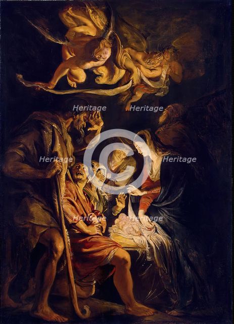 Adoration of the Shepherds, (Hermitage), 1608. Creator: Peter Paul Rubens.