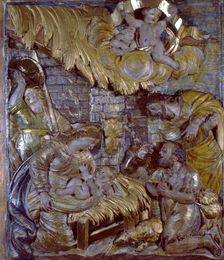 Adoration of the Shepherds of the Manresa Baroque School, 18th cent. Creator: Escuela Barroca Manresana