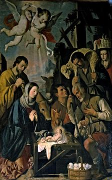 Adoration of the Shepherds oil on canvas