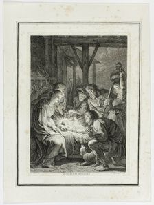 Adoration of the Shepherds, n.d. Creator: Pierre François Basan