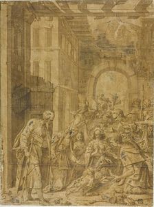 Adoration of the Shepherds, n.d. Creators: Hans von Aachen, Giuseppe Heintz