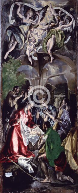 Adoration of the Shepherds, painting by El Greco.