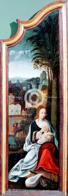 'Adoration of the Shepherds', triptych, late 15th-early 16th century. Artist: Cornelius Engebrechtsz