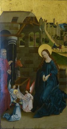 Adoration, (The Nativity), 1550. Creator: Unknown