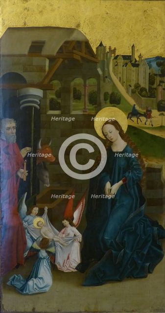 Adoration, (The Nativity), 1550. Creator: Unknown.