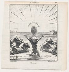 Adoremus!, 1869. Creator: Honore Daumier