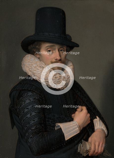 Adriaen van de Venne - Self-Portrait, c.1615-1618. Creator: Adriaen van de Venne.