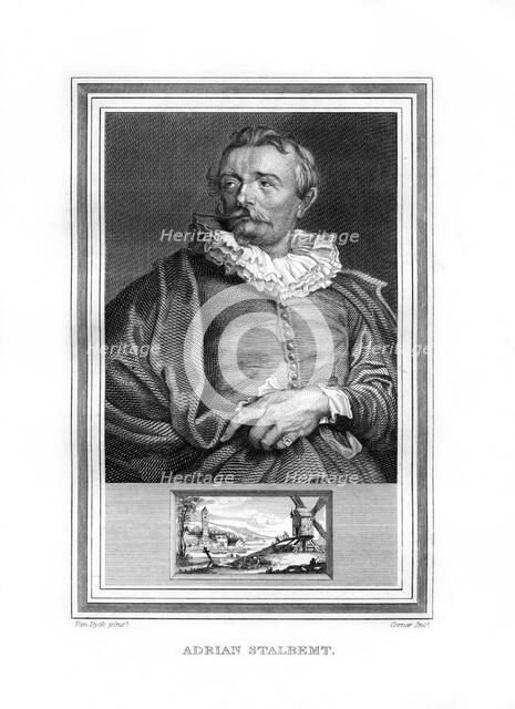 Adriaen van Stalbemt, Flemish painter, (1825).Artist: John Corner