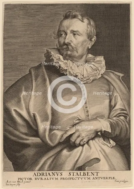 Adriaen van Stalbemt, probably 1626/1641. Creator: Paulus Pontius.