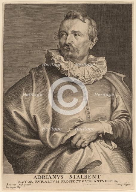 Adriaen van Stalbemt, probably 1626/1641. Creator: Paulus Pontius.