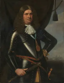 Adriaen Banckert (c 1620-1684), Vice Admiral of Zeeland, 1673. Creator: Hendrick Berckman