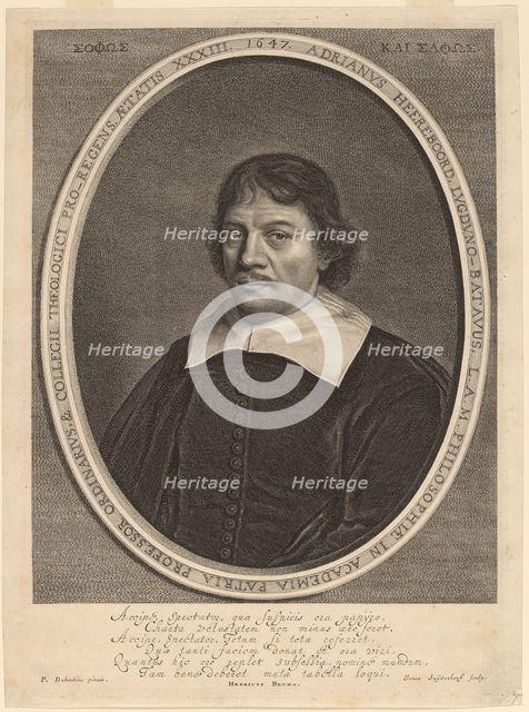 Adriaen Heereboord. Creator: Jonas Suyderhoef.