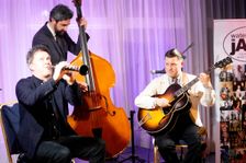 Adrian Cox Trio, Watermill Jazz Club, Dorking, Surrey, Feb 2026. Creator: Brian O'Connor
