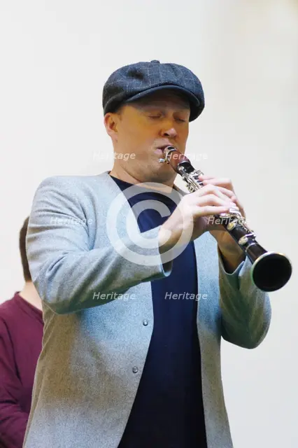 Adrian Cox, Adrian Cox Quartet, Loughton Methodist Church, Essex, 28 Sept 2019. Creator: Brian O'Connor.