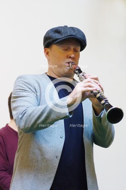Adrian Cox, Adrian Cox Quartet, Loughton Methodist Church, Essex, 28 Sept 2019. Creator: Brian O'Connor.