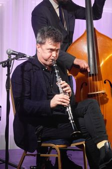 Adrian Cox, Adrian Cox Trio, Watermill Jazz Club, Dorking, Surrey, Feb 2026. Creator: Brian O'Connor