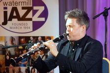 Adrian Cox, Adrian Cox Trio, Watermill Jazz Club, Dorking, Surrey, Feb 2026. Creator: Brian O'Connor