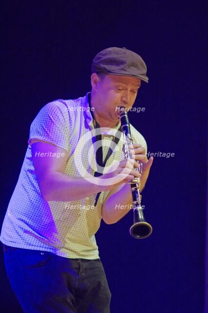 Adrian Cox (Rythme Futur), Birley Centre, Eastbourne, East Sussex, Sep 2015. Artist: Brian O'Connor.