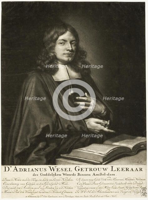 Adrian Wesel, Cleric in Amsterdam, n.d. Creator: Jacob Gole.