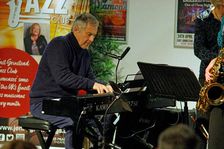 Adrian York, Hannah Horton Quartet, East Grinstead Jazz Club, West Suusex, Jan 2025. Creator: Brian O'Connor