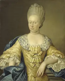 Adriana Johanna van Heusden, Wife of Johan Arnold Zoutman, 1770. Creator: August Christian Hauck