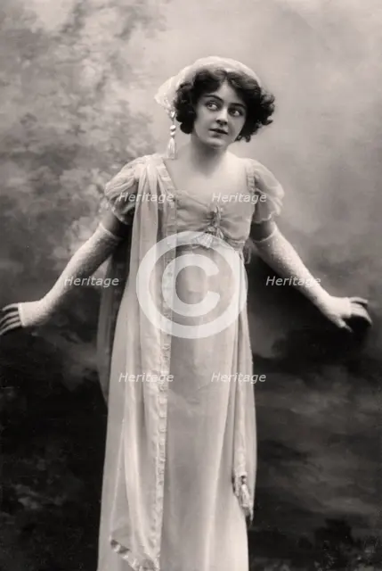 Adrienne Augarde (1882-1913), English actress, 1907. Artist: Unknown
