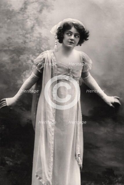 Adrienne Augarde (1882-1913), English actress, 1907. Artist: Unknown