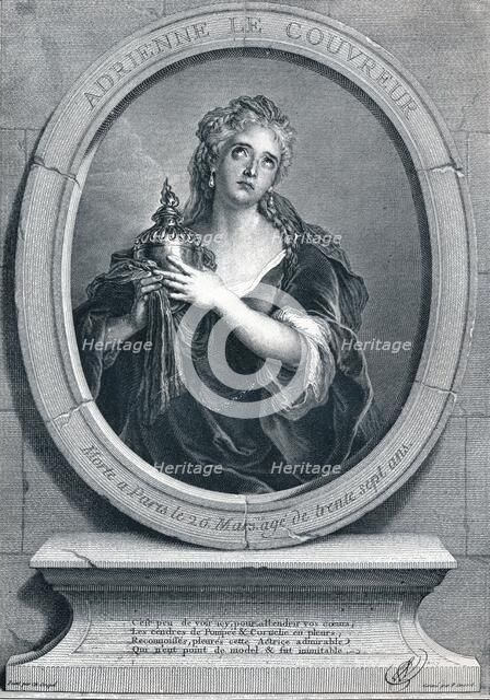 Adrienne Lecouvreur (1692-1730) as Cornelia, (1903). Artist: Pierre Imbert Drevet