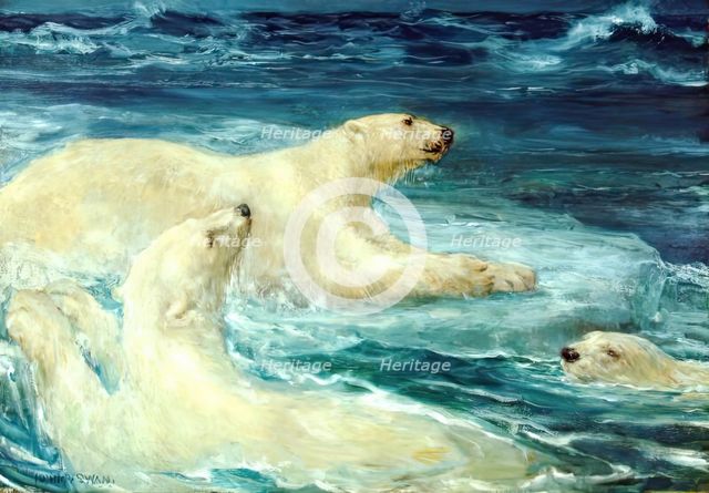 Adrift, c1905. Creator: John MacAllan Swan.