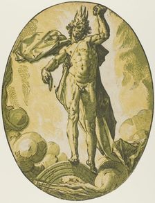Aether, plate six from Demogorgon and the Dieties, c.1588-90. Creator: Hendrik Goltzius