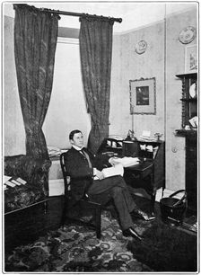 AEW Mason, English novelist, 1902. Artist: Anon