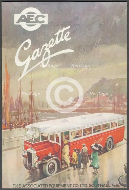 AEC Motoring engineering, 1950s. Artist: Wilfred Fryer